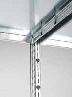 Verzinkt metalen legbord aanbouw stellingsysteem 30DX200HX100B-2