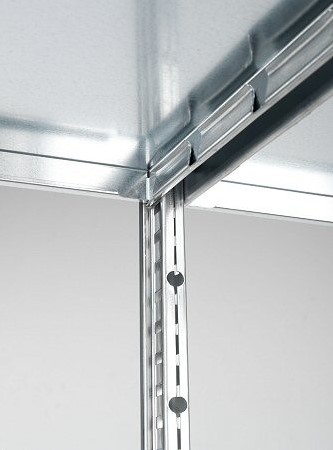 Verzinkt metalen legbord aanbouw stellingsysteem 30DX200HX100B-2