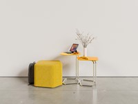 Palmberg Melounge kruk en tafel in het geel