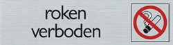 ROKEN VERBODEN PICTOGRAM, 165X44CM