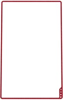 PLAYROOM PLAYBOARD whiteboard Rood (75x118cm)