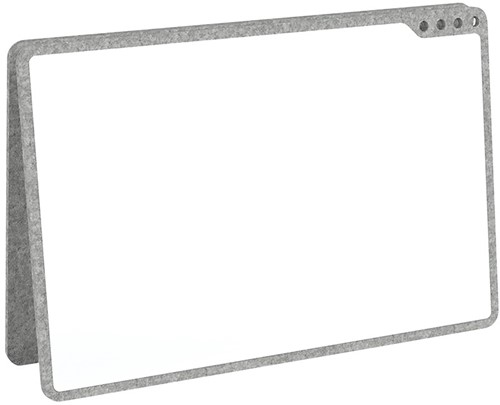 PLAYROOM PLAYBOARD whiteboard Grijs (75x50cm)-2