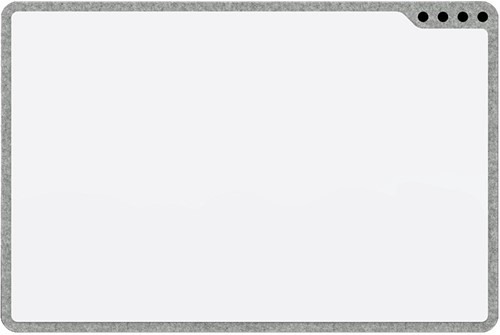 PLAYROOM PLAYBOARD whiteboard Grijs (75x50cm)