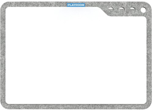 PLAYROOM PLAYBOARD toolbox Grijs (42x28x18cm)-3