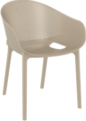 Sky pro stapelbare stoel taupe