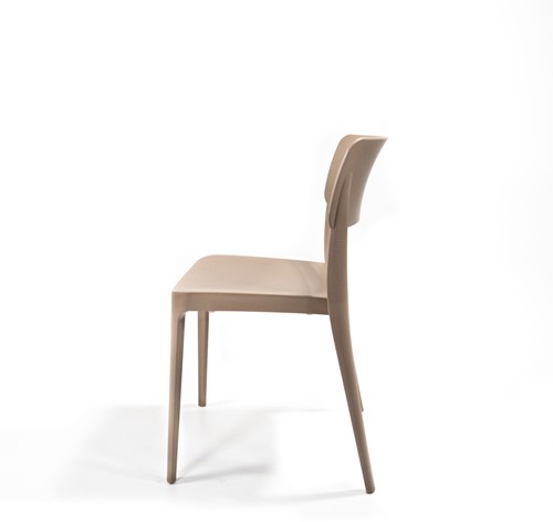 VEBA Wing stapelbare stoel - Zwart-3