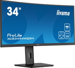 Iiyama ProLite XCB3494WQSN-B5 34" Curved UWQHD met intergrated DOCK